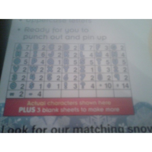 Snowflakes EZ Letters Number Combo Pack by Carson-Dellosa Publishing 3 In 148 pc - Picture 2 of 11